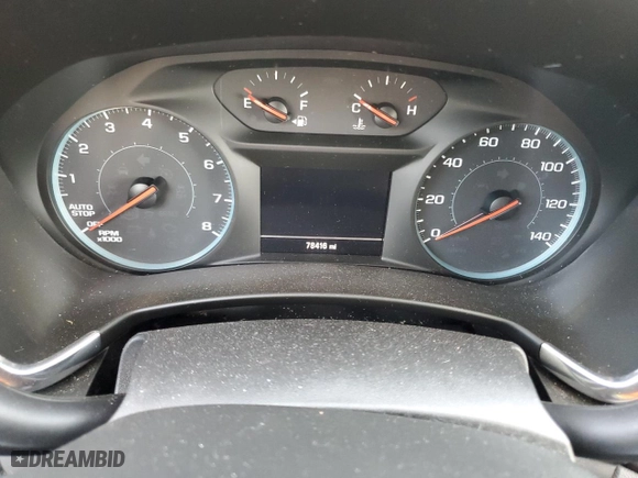 2018 Chevrolet Equinox LT with VIN 2GNAXJEV8J6243551, listed as a Copart auction lot 50069995 with 78,416 mi miles and Salvage Title. Bid and sale history available at carsss.com. Image 9.