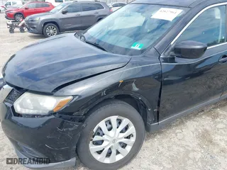 2016 Nissan Rogue S with VIN KNMAT2MV1GP633816, listed as a IAAI auction lot 42027961 with 165,430 mi miles. Bid and sale history available at carsss.com. Image 6.