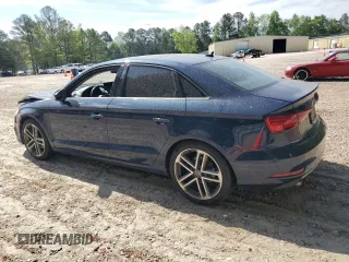 2017 Audi A3 Sedan Premium with VIN WAUB8GFF5H1026537, listed as a Copart auction lot 53865645 with 106,104 mi miles and Salvage Title. Bid and sale history available at carsss.com. Image 2.