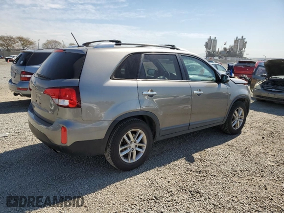 2014 Kia Sorento LX with VIN 5XYKT4A74EG539743, listed as a Copart auction lot 47285675 with 105,956 mi miles and Salvage Title. Bid and sale history available at carsss.com. Image 3.
