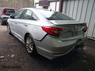 2015 Hyundai Sonata 2.4L Sport with VIN 5NPE34AF9FH194076, listed as a IAAI auction lot 41723593 with 96,118 mi miles. Bid and sale history available at carsss.com. Image 3.