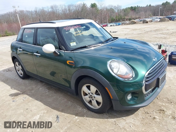 2016 MINI Hardtop 4 Door with VIN WMWXU1C57G2D09401, listed as a IAAI auction lot 42013695 with 43,437 mi miles and . Bid and sale history available at DreamBid. Image 1.