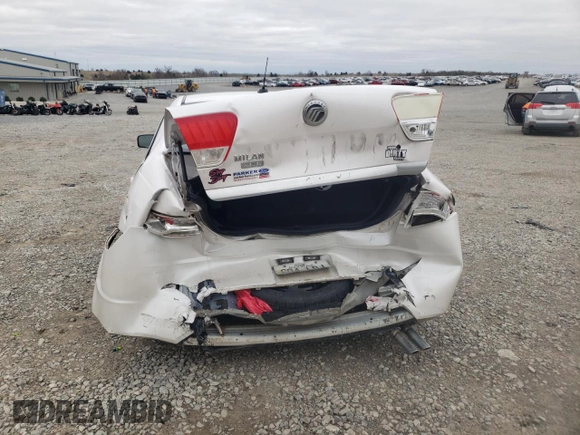 2010 Mercury Milan Premier z VIN 3MEHM0JAXAR655099, wystawiony jako Copart lot #51389705 z przebiegiem Nie podano mil oraz Szkoda całkowita • Salvage title. Historia ofert i sprzedaży dostępna na DreamBid. Obrazek 6.