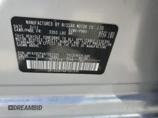 2011 Nissan LEAF SL-e z VIN JN1AZ0CP6BT001595, wystawiony jako Copart lot #58859325 z przebiegiem 38 452 mil mil oraz Czysty tytuł • Clean title. Historia ofert i sprzedaży dostępna na DreamBid. Obrazek 13.
