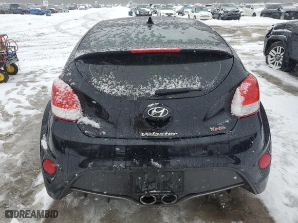 2013 Hyundai Veloster Turbo w/Black Int with VIN KMHTC6AE1DU134110, listed as a Copart auction lot 47019015 with 162,626 mi miles and Clean Title. Bid and sale history available at carsss.com. Image 6.
