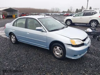2003 Honda Civic Hybrid with VIN JHMES95693S020031, listed as a IAAI auction lot 41602128 with 176,766 mi miles. Bid and sale history available at carsss.com. Image 1.