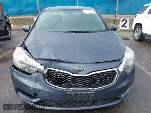 2016 Kia Forte LX with VIN KNAFK4A66G5564020, listed as a IAAI auction lot 41816809 with 106,150 mi miles. Bid and sale history available at carsss.com. Image 12.