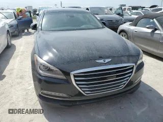 2015 Hyundai Genesis 5.0L with VIN KMHGN4JFXFU067518, listed as a Copart auction lot 75999994 with 0 mi miles and Non Repairable. Bid and sale history available at carsss.com. Image 5.