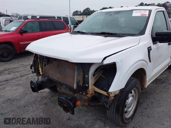 2022 Ford F-150 XL with VIN 1FTMF1CB0NKD83212, listed as a IAAI auction lot 41540720 with 80,028 mi miles. Bid and sale history available at carsss.com. Image 6.