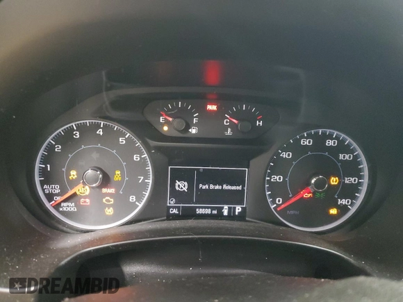 2018 GMC Terrain SLE with VIN 3GKALMEX2JL319899, listed as a Copart auction lot 44571145 with 58,698 mi miles and Salvage Title. Bid and sale history available at carsss.com. Image 9.