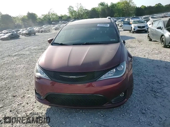 2018 Chrysler Pacifica Touring L with VIN 2C4RC1BG7JR332720, listed as a Copart auction lot 53940265 with 58,523 mi miles and Salvage Title. Bid and sale history available at DreamBid. Image 15.