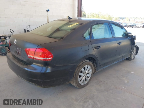 2015 Volkswagen Passat 1.8T Limited Edition with VIN 1VWAT7A36FC054484, listed as a IAAI auction lot 42078125 with 119,550 mi miles. Bid and sale history available at carsss.com. Image 4.