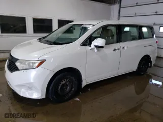 2013 Nissan Quest SV with VIN JN8AE2KP3D9071176, listed as a Copart auction lot 48161745 with 117,292 mi miles and Clean Title. Bid and sale history available at carsss.com. Image 1.