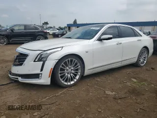 2017 Cadillac CT6 Premium Luxury AWD with VIN 1G6KF5RSXHU177641, listed as a Copart auction lot 65223895 with 52,825 mi miles and Salvage title. Bid and sale history available at DreamBid. Image 1.