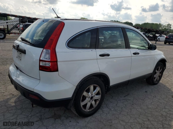 2007 Honda CR-V LX with VIN 5J6RE48367L017290, listed as a Copart auction lot 54781534 with 285,394 mi miles and Salvage Title. Bid and sale history available at carsss.com. Image 3.