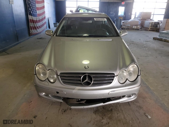 2004 Mercedes-Benz CLK-Class 3.2L with VIN WDBTJ65J74F105442, listed as a Copart auction lot 88664695 with 0 mi miles and Clean Title. Bid and sale history available at carsss.com. Image 5.