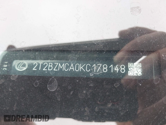 2019 Lexus RX 350 z VIN 2T2BZMCA0KC178148, wystawiony jako IAAI lot #41715970 z przebiegiem 100 066 mil mil oraz . Historia ofert i sprzedaży dostępna na DreamBid. Obrazek 18.