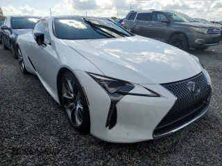 2020 Lexus LC with VIN JTHBY5AY8LA001946, listed as a Copart auction lot 73970204 with 0 mi miles and Salvage Title. Bid and sale history available at carsss.com. Image 4.