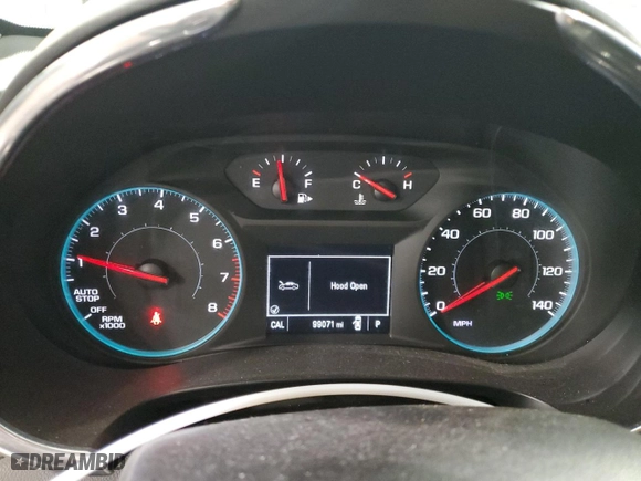 2021 Chevrolet Malibu LT with VIN 1G1ZD5ST6MF067262, listed as a Copart auction lot 77641004 with 99,071 mi miles and Salvage Title. Bid and sale history available at carsss.com. Image 9.
