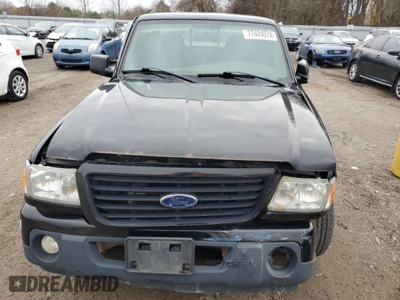 2009 Ford Ranger XLT with VIN 1FTYR44E29PA00298, listed as a Copart auction lot 77424074 with 186,750 mi miles and Clean title. Bid and sale history available at DreamBid. Image 5.