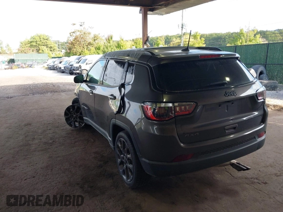 2021 Jeep Compass 80th Anniversary with VIN 3C4NJDEB5MT513841, listed as a IAAI auction lot 40493968 with 45,019 mi miles and . Bid and sale history available at DreamBid. Image 3.