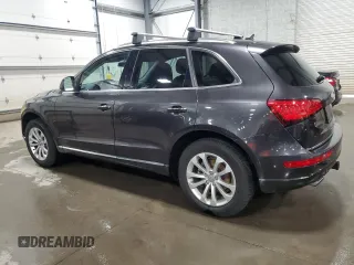 2015 Audi Q5 Premium Plus with VIN WA1LFAFP2FA024061, listed as a Copart auction lot 51089535 with 124,676 mi miles and Salvage Title. Bid and sale history available at carsss.com. Image 2.