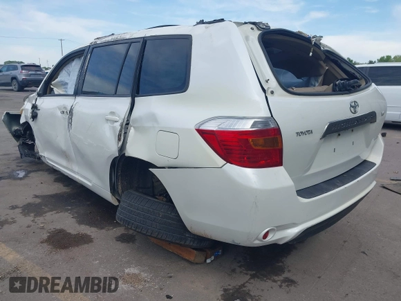 2008 Toyota Highlander Sport with VIN JTEES43A982090613, listed as a IAAI auction lot 42486898 with 129,300 mi miles and . Bid and sale history available at DreamBid. Image 3.