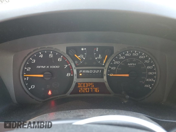 2005 GMC Canyon 1SC SLE Z85 with VIN 1GTCS136258255965, listed as a Copart auction lot 72581104 with 220,776 mi miles and Salvage Title. Bid and sale history available at carsss.com. Image 9.