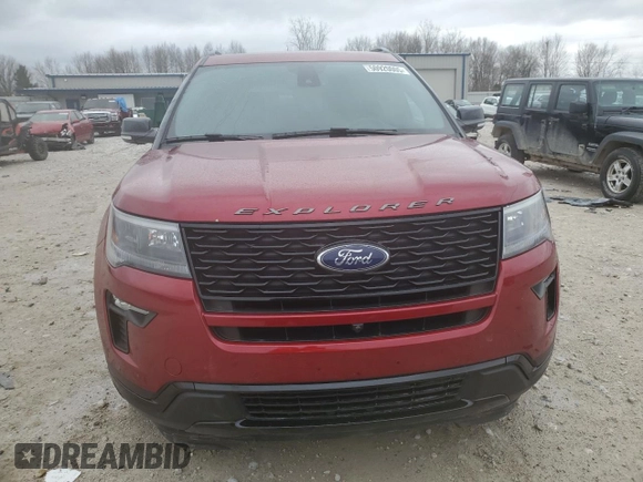 2019 Ford Explorer Sport with VIN 1FM5K8GT3KGB20072, listed as a Copart auction lot 50920005 with 37,621 mi miles and Clean Title. Bid and sale history available at carsss.com. Image 5.