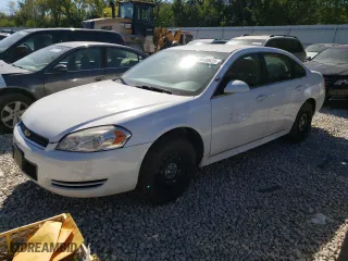 2012 Chevrolet Impala Police Police with VIN 2G1WD5E39C1221127, listed as a Copart auction lot 47788904 with 179,422 mi miles and Clean Title. Bid and sale history available at carsss.com. Image 1.