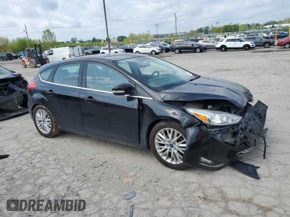 2017 Ford Focus Titanium with VIN 1FADP3N29HL229088, listed as a Copart auction lot 55612415 with 111,355 mi miles and Salvage title. Bid and sale history available at DreamBid. Image 4.