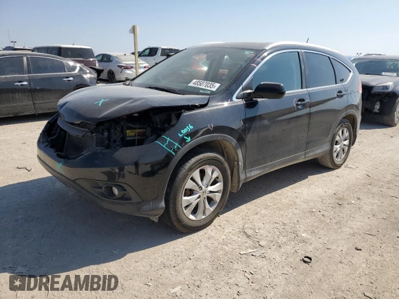 2014 Honda CR-V EX-L with VIN 2HKRM4H76EH716769, listed as a Copart auction lot 48507035 with 214,940 mi miles and Clean Title. Bid and sale history available at carsss.com. Image 1.