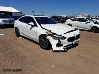 2021 BMW 2 Series 228i with VIN WBA53AK07M7H49603, listed as a Copart auction lot 59159812 with 22,174 mi miles. Bid and sale history available at carsss.com. Image 1.