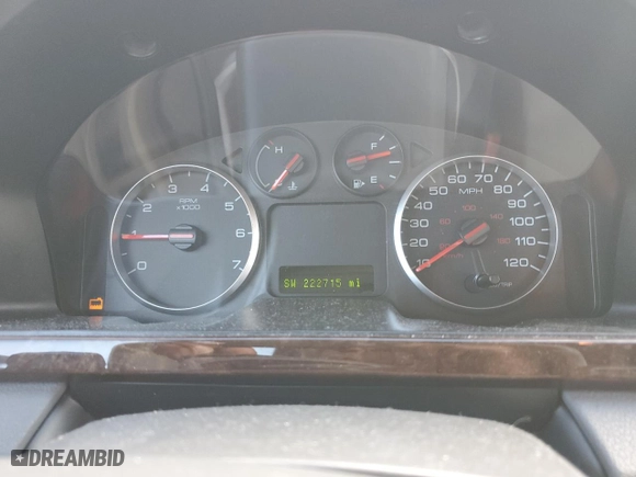 2005 Ford Five Hundred SEL with VIN 1FAFP24115G160347, listed as a Copart auction lot 72125594 with 222,715 mi miles and Salvage Title. Bid and sale history available at carsss.com. Image 9.