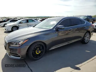 2019 Genesis G80 3.8L with VIN KMHGN4JE1KU290144, listed as a Copart auction lot 67966504 with 54,983 mi miles and Clean Title. Bid and sale history available at DreamBid. Image 1.