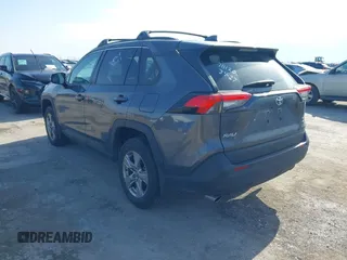 2023 Toyota RAV4 XLE with VIN 2T3P1RFV7PC369416, listed as a IAAI auction lot 41575255 with 25,825 mi miles. Bid and sale history available at carsss.com. Image 3.