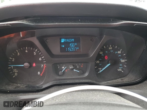 2016 Ford Transit Cargo with VIN 1FTYE1ZM7GKA52630, listed as a Copart auction lot 53175185 with 115,097 mi miles and Salvage Title. Bid and sale history available at carsss.com. Image 9.