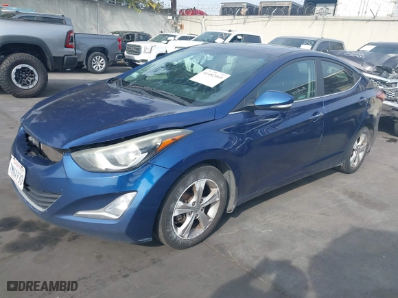 2016 Hyundai Elantra SE with VIN 5NPDH4AE9GH730420, listed as a IAAI auction lot 41482469 with 107,687 mi miles. Bid and sale history available at carsss.com. Image 21.
