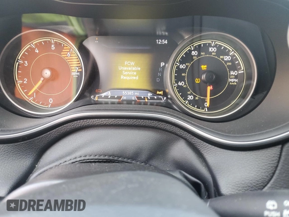 2022 Jeep Cherokee Latitude Lux with VIN 1C4PJMMN4ND503829, listed as a Copart auction lot 52988705 with 55,385 mi miles and Salvage title. Bid and sale history available at DreamBid. Image 9.