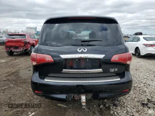 2012 Infiniti QX56 7-passenger z VIN JN8AZ2NE5C9021621, wystawiony jako Copart lot #53484825 z przebiegiem 139 453 mil mil oraz Szkoda całkowita • Salvage title. Historia ofert i sprzedaży dostępna na DreamBid. Obrazek 6.