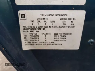 1997 Chevrolet Camaro z VIN 2G1FP22K2V2110191, wystawiony jako Copart lot #45376395 z przebiegiem Nie podano mil oraz Szkoda całkowita • Salvage title. Historia ofert i sprzedaży dostępna na DreamBid. Obrazek 12.