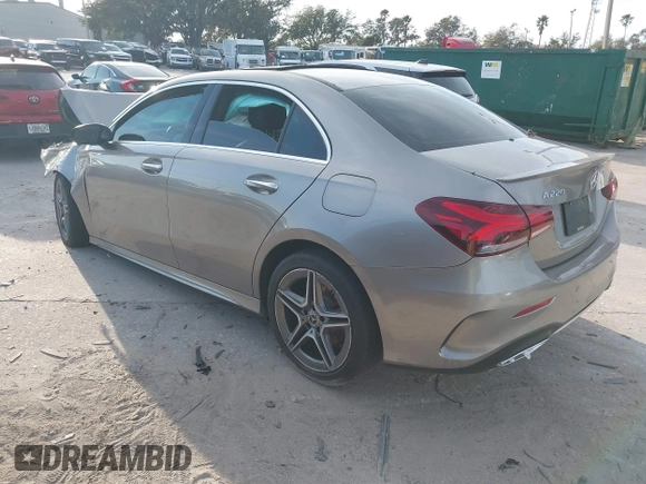 2019 Mercedes-Benz A 220 with VIN WDD3G4EB1KW036022, listed as a IAAI auction lot 41445439 with 98,060 mi miles and . Bid and sale history available at DreamBid. Image 3.