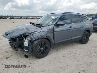 2022 Volkswagen Atlas SE с VIN 1V2JR2CA6NC539771, выставлен на аукционе Copart как лот 61772545 с пробегом 82 851 миль миль и Списание • Salvage title. История ставок и продаж доступна на DreamBid. Изображение 1.