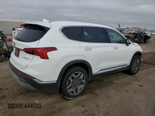 2021 Hyundai Santa Fe Hybrid Limited with VIN KM8S5DA13MU003381, listed as a Copart auction lot 80091724 with 19,946 mi miles and Salvage Title. Bid and sale history available at carsss.com. Image 3.