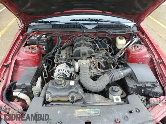 2007 Ford Mustang Deluxe with VIN 1ZVFT84N275353646, listed as a Copart auction lot 51713595 with 189,090 mi miles and Salvage Title. Bid and sale history available at carsss.com. Image 11.