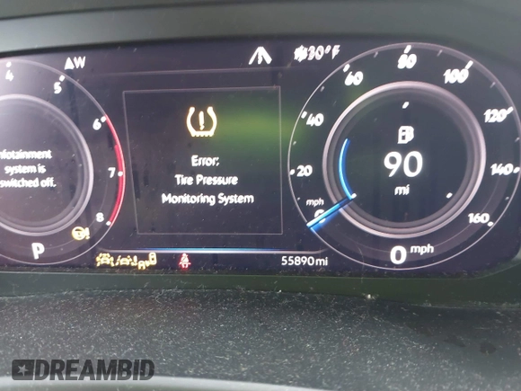 2021 Volkswagen Atlas SEL with VIN 1V2BR2CA8MC505723, listed as a IAAI auction lot 41423187 with 55,890 mi miles and . Bid and sale history available at DreamBid. Image 15.