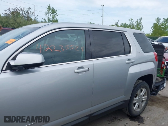2015 GMC Terrain SLE with VIN 2GKALMEK2F6344463, listed as a IAAI auction lot 42235524 with 89,496 mi miles and . Bid and sale history available at DreamBid. Image 15.