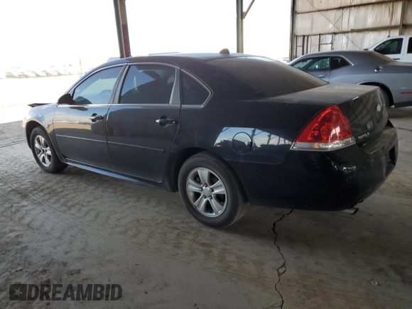 2014 Chevrolet Impala LS with VIN 2G1WA5E37E1172828, listed as a Copart auction lot 53988635 with 123,040 mi miles and Salvage Title. Bid and sale history available at DreamBid. Image 2.