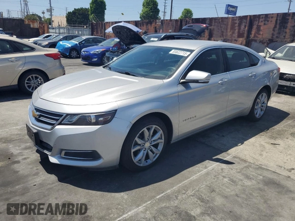 2016 Chevrolet Impala LT with VIN 2G1105SA0G9174795, listed as a Copart auction lot 55632715 with 117,601 mi miles and Salvage title. Bid and sale history available at DreamBid. Image 1.