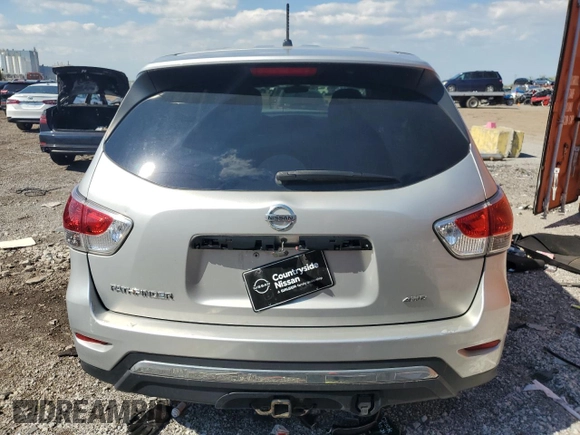 2015 Nissan Pathfinder Platinum with VIN 5N1AR2MM0FC628288, listed as a Copart auction lot 55482595 with 108,863 mi miles and Salvage title. Bid and sale history available at DreamBid. Image 6.